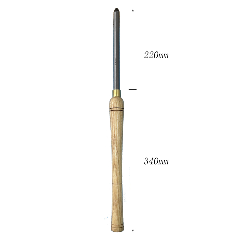 YIBEI Faipari forgácsoló eszköz Ash wood fogantyúval, félkör alakú penge, HSS
