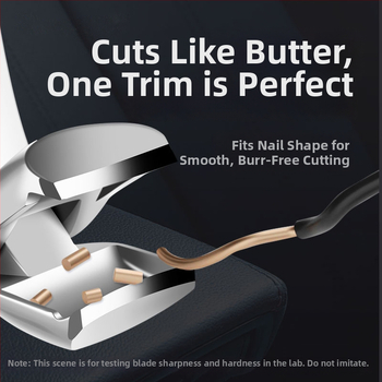 Νυχοκοπτικά από ανοξείδωτο ατσάλι με γωνιακό σχεδιασμό, εξοικονόμηση προσπάθειας, anti-splash, ευρύ άνοιγμα