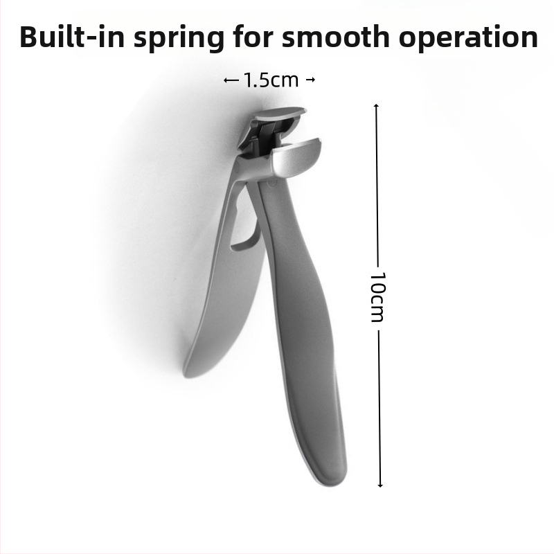 Νυχοκοπτικά από ανοξείδωτο ατσάλι με γωνιακό σχεδιασμό, εξοικονόμηση προσπάθειας, anti-splash, ευρύ άνοιγμα