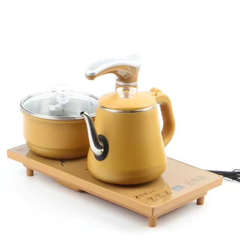 Smart Speed Električno kuhalo za čaj s automatskim dopunjavanjem vode, nehrđajući čelik, 4u1 set, pakirano u pladanj