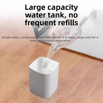 Stolni ovlaživač zraka, od nehrđajućeg čelika, 10L+ spremnik, 3 izlaza magle, 8-satni tajmer, napajanje suhim baterijama