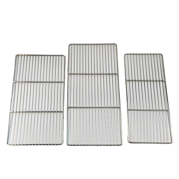 Τετράγωνη ανοξείδωτη σχάρα μπάρμπεκιου, φορητή, πολλαπλών χρήσεων, χωρίς καπνό, εύκολη στον καθαρισμό, ηλεκτροπλατίωση και σημειακή συγκόλληση