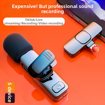 K9 lavalier mikrofón, káblový pre profesionálne nahrávanie a živé vysielanie, SNR ≥70 dB, vstavaná batéria, 5V/5W, výdrž 1-3 h
