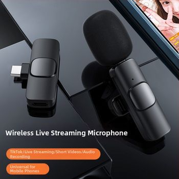 K9 lavalier mikrofón, káblový pre profesionálne nahrávanie a živé vysielanie, SNR ≥70 dB, vstavaná batéria, 5V/5W, výdrž 1-3 h