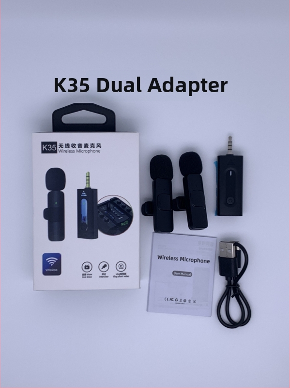 K9 lavalier mikrofón, káblový pre profesionálne nahrávanie a živé vysielanie, SNR ≥70 dB, vstavaná batéria, 5V/5W, výdrž 1-3 h