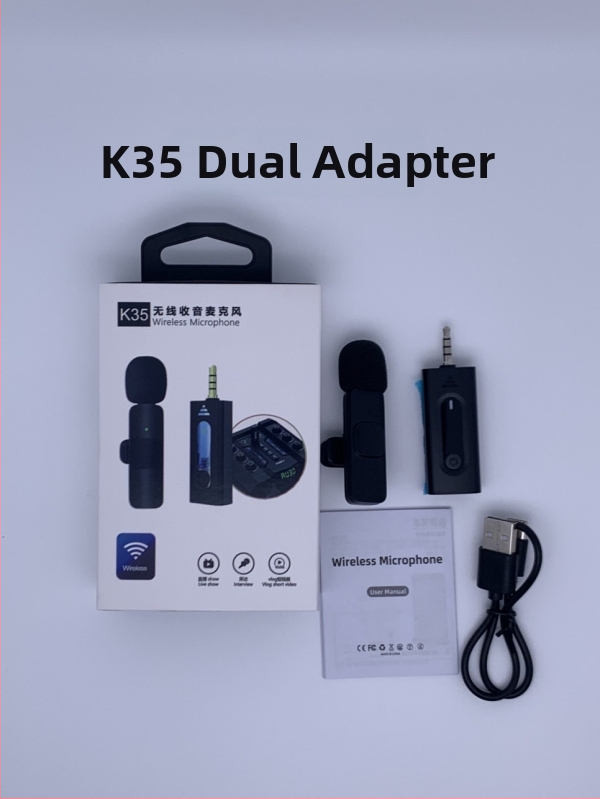 K9 lavalier mikrofón, káblový pre profesionálne nahrávanie a živé vysielanie, SNR ≥70 dB, vstavaná batéria, 5V/5W, výdrž 1-3 h