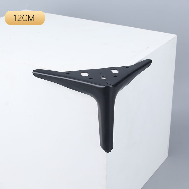 Picioare metalice semicercuri cu trei brațe pentru mobilier - pentru măsuțe de cafea și canapea - cupru, turnare, stil modern minimalist, potrivire universală
