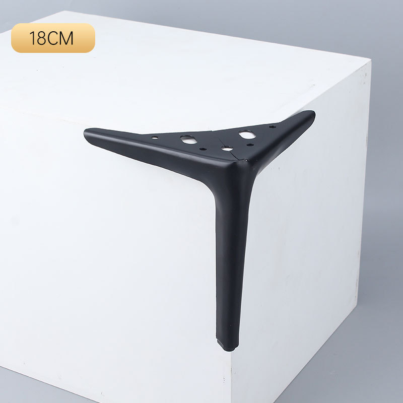 Picioare metalice semicercuri cu trei brațe pentru mobilier - pentru măsuțe de cafea și canapea - cupru, turnare, stil modern minimalist, potrivire universală