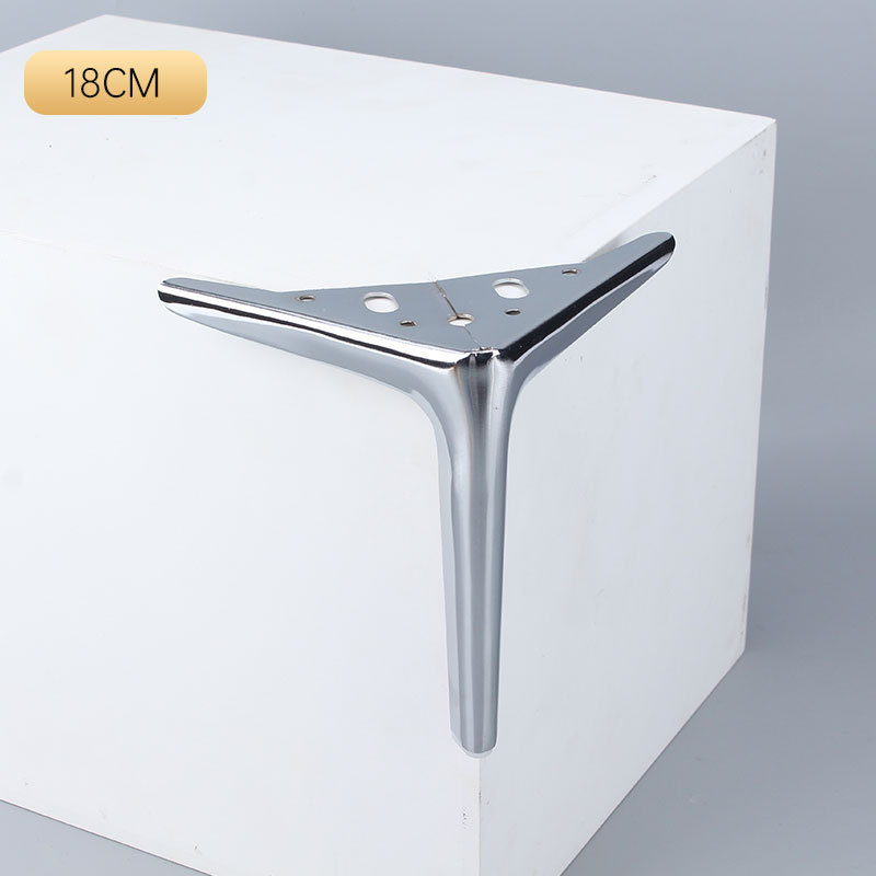 Picioare metalice semicercuri cu trei brațe pentru mobilier - pentru măsuțe de cafea și canapea - cupru, turnare, stil modern minimalist, potrivire universală