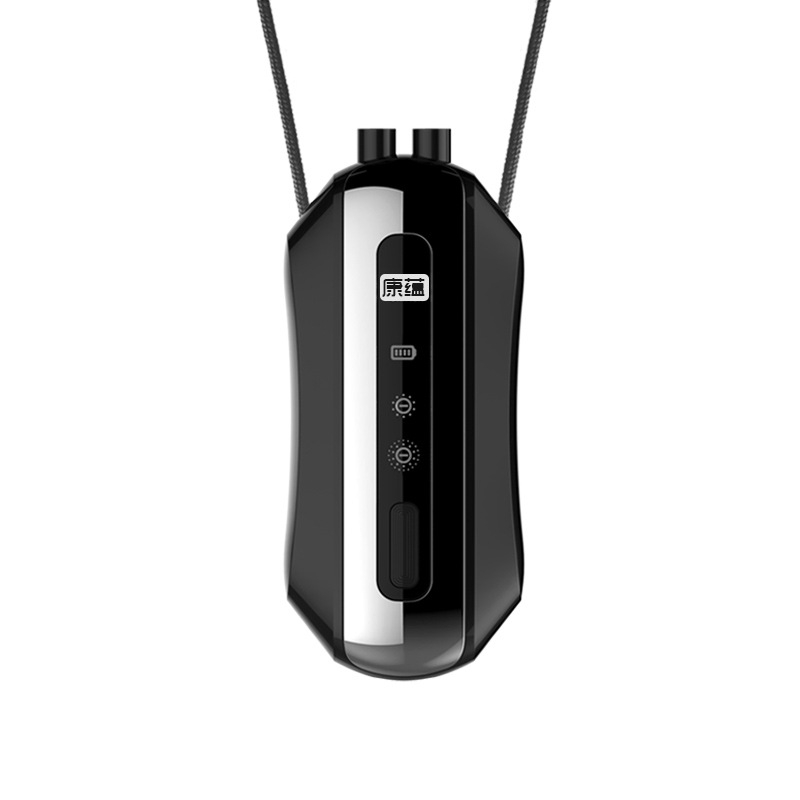 Prenosni pročišćivač zraka za vrat s generatorom negativnih iona, USB napajanje, protok zraka 50 m3/h, tih rad ≤36 dB, pokrivenost do 10 m2