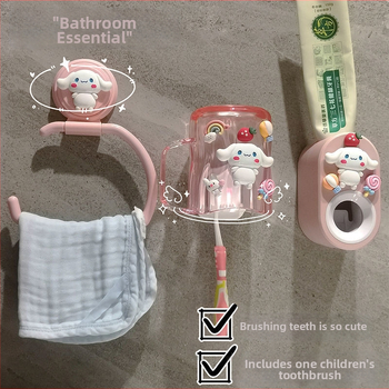 Plastični stalak za ručnike u dječjoj kupaonici s crtić dizajnom, nije uvezen