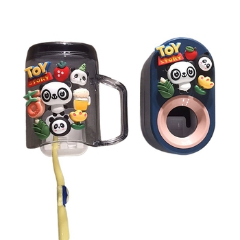 Plastični stalak za ručnike u dječjoj kupaonici s crtić dizajnom, nije uvezen