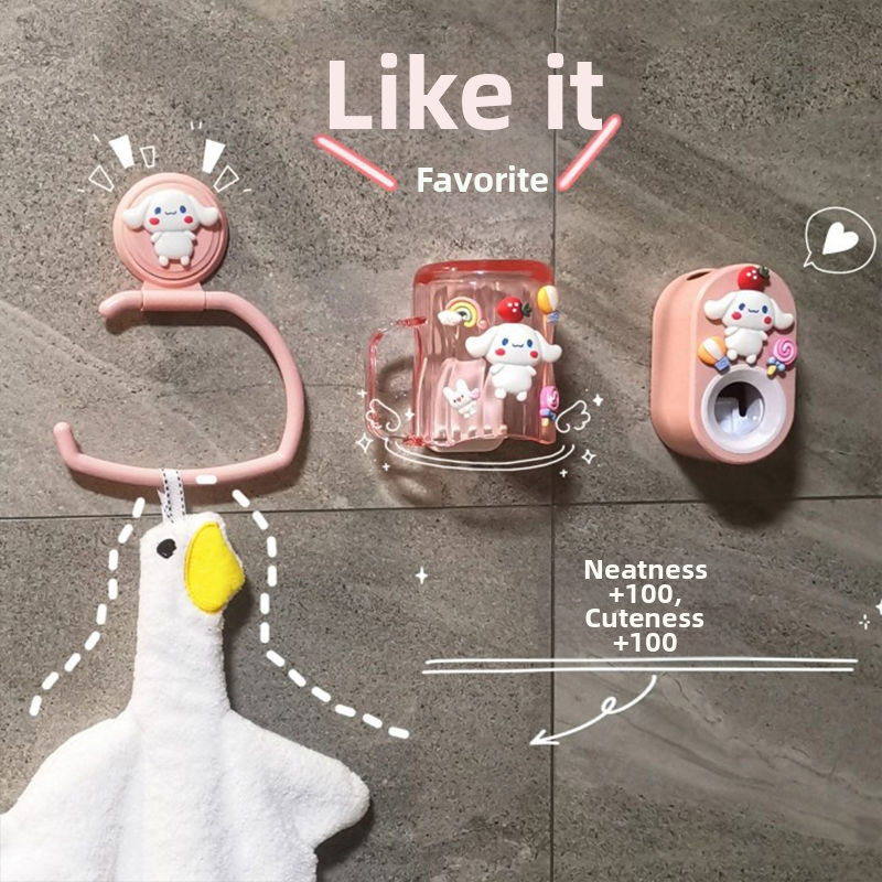 Plastični stalak za ručnike u dječjoj kupaonici s crtić dizajnom, nije uvezen