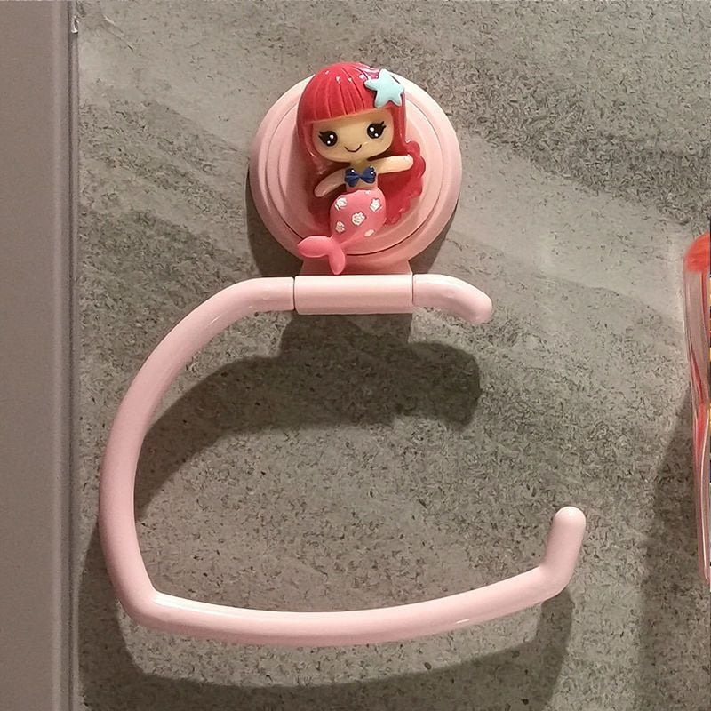 Plastični stalak za ručnike u dječjoj kupaonici s crtić dizajnom, nije uvezen