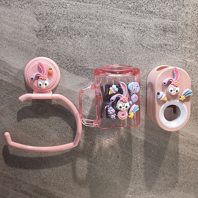 Plastični stalak za ručnike u dječjoj kupaonici s crtić dizajnom, nije uvezen