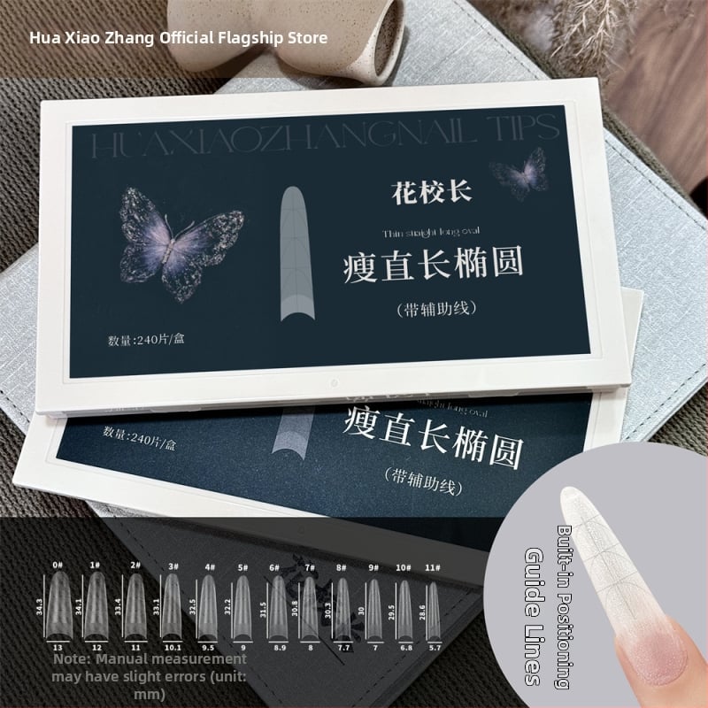 Υπερλεπτά μακριά οβάλ τεχνητά νύχια για κόλληση με γραμμή οδηγίας, με μερική πρόσθεση, άψογο φινίρισμα (Μάρκα: Principal Hua; Προέλευση: Γκουανγκντόνγκ; Κατηγορία: Κοσμήματα νυχιών; Κοινό: Γενικός πληθυσμός)