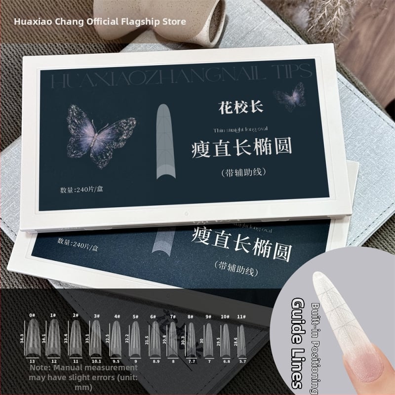 Υπερλεπτά μακριά οβάλ τεχνητά νύχια για κόλληση με γραμμή οδηγίας, με μερική πρόσθεση, άψογο φινίρισμα (Μάρκα: Principal Hua; Προέλευση: Γκουανγκντόνγκ; Κατηγορία: Κοσμήματα νυχιών; Κοινό: Γενικός πληθυσμός)