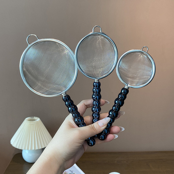 Mochase 304 nehrđajući čelik mrežasto cjedilo - korejski stil, protuklizno, s jednim kukom, prilagodljivo