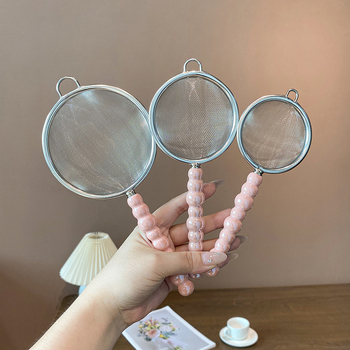 Mochase 304 nehrđajući čelik mrežasto cjedilo - korejski stil, protuklizno, s jednim kukom, prilagodljivo