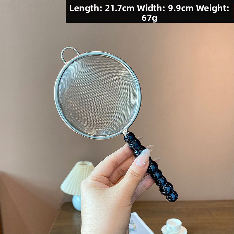 Mochase 304 nehrđajući čelik mrežasto cjedilo - korejski stil, protuklizno, s jednim kukom, prilagodljivo
