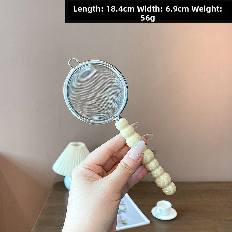 Mochase 304 nehrđajući čelik mrežasto cjedilo - korejski stil, protuklizno, s jednim kukom, prilagodljivo