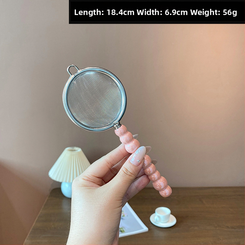 Mochase 304 nehrđajući čelik mrežasto cjedilo - korejski stil, protuklizno, s jednim kukom, prilagodljivo