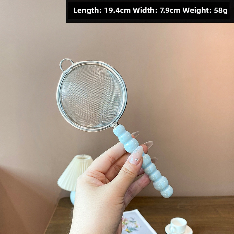 Mochase 304 nehrđajući čelik mrežasto cjedilo - korejski stil, protuklizno, s jednim kukom, prilagodljivo