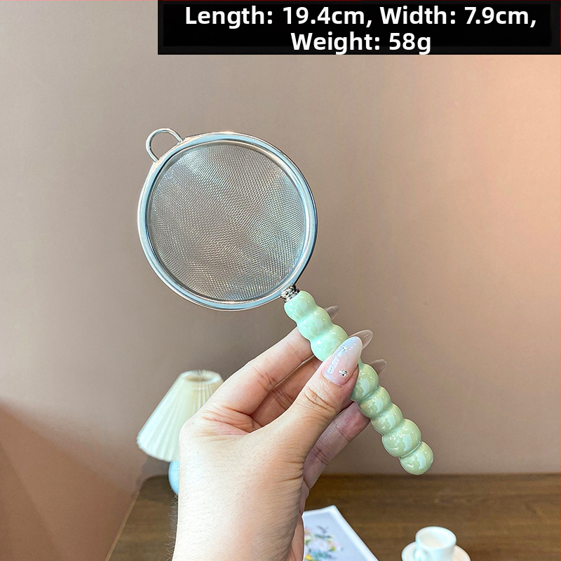 Mochase 304 nehrđajući čelik mrežasto cjedilo - korejski stil, protuklizno, s jednim kukom, prilagodljivo