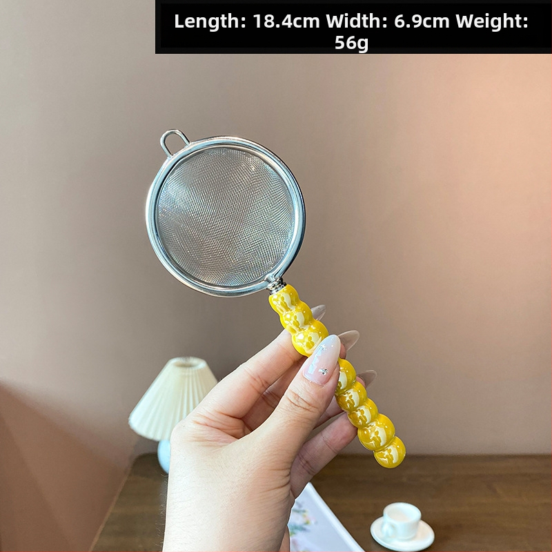 Mochase 304 nehrđajući čelik mrežasto cjedilo - korejski stil, protuklizno, s jednim kukom, prilagodljivo