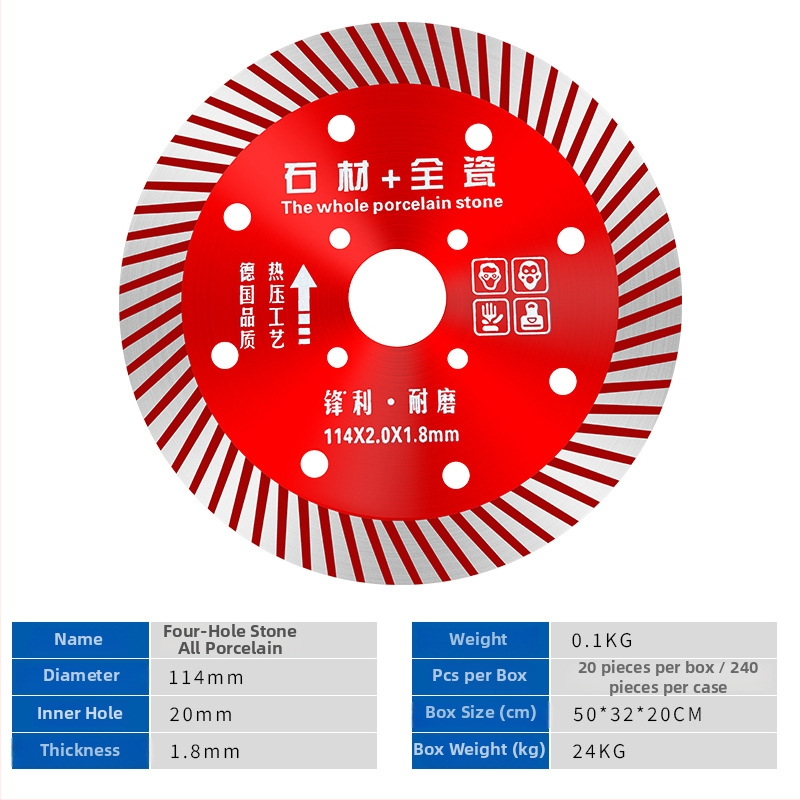 Diamantový rezací disk na keramiku a obklady, model 114/105, Swimming Forest značka, určený na spracovanie kameňa.