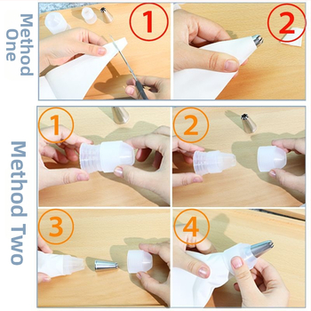 Poșetă de decor pentru patiserie cu duză în formă de floare, bumbac gros, reutilizabil pentru cofetărie comercială