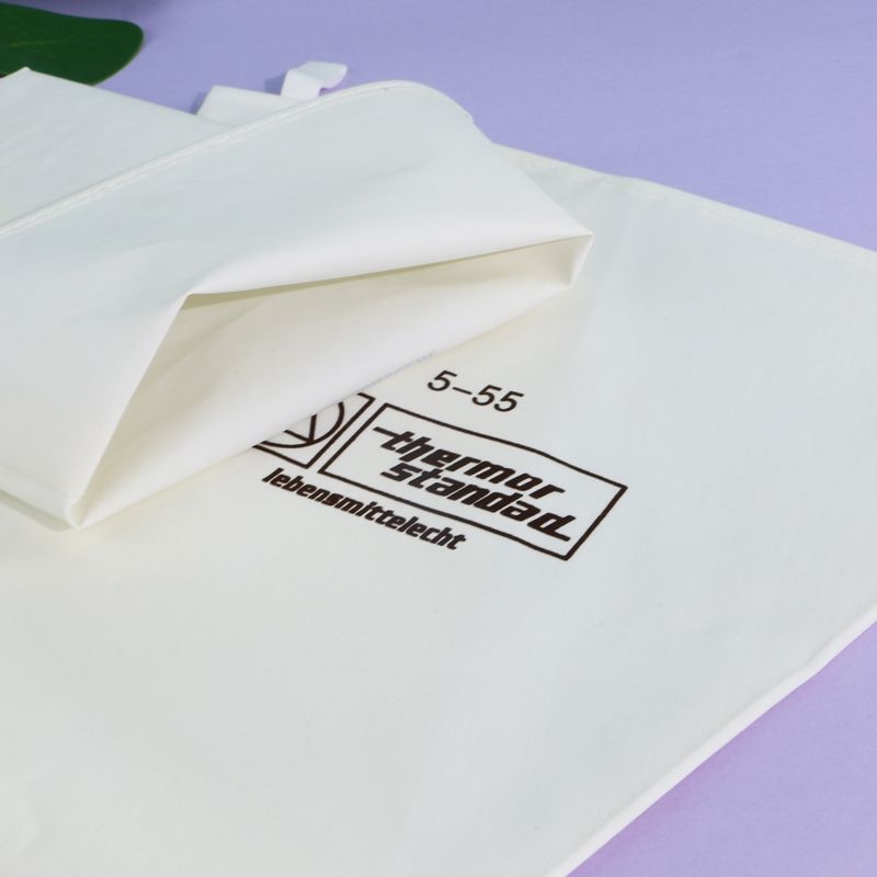 Poșetă de decor pentru patiserie cu duză în formă de floare, bumbac gros, reutilizabil pentru cofetărie comercială