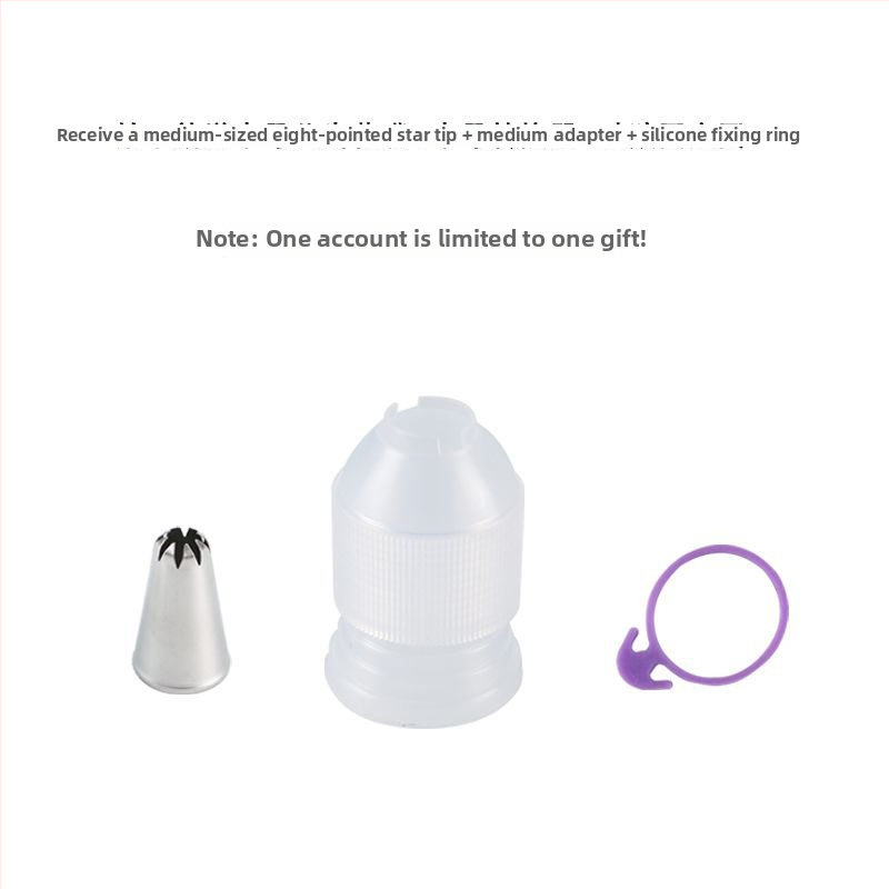 Poșetă de decor pentru patiserie cu duză în formă de floare, bumbac gros, reutilizabil pentru cofetărie comercială