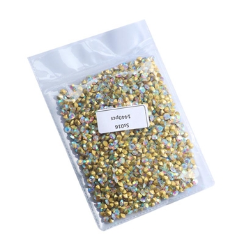 Nokti kristali – Servant A, Princess serija, stakleni i rhinestone kamenci, uzorci kapljica vode i zvjezdica, stil lagani luksuz