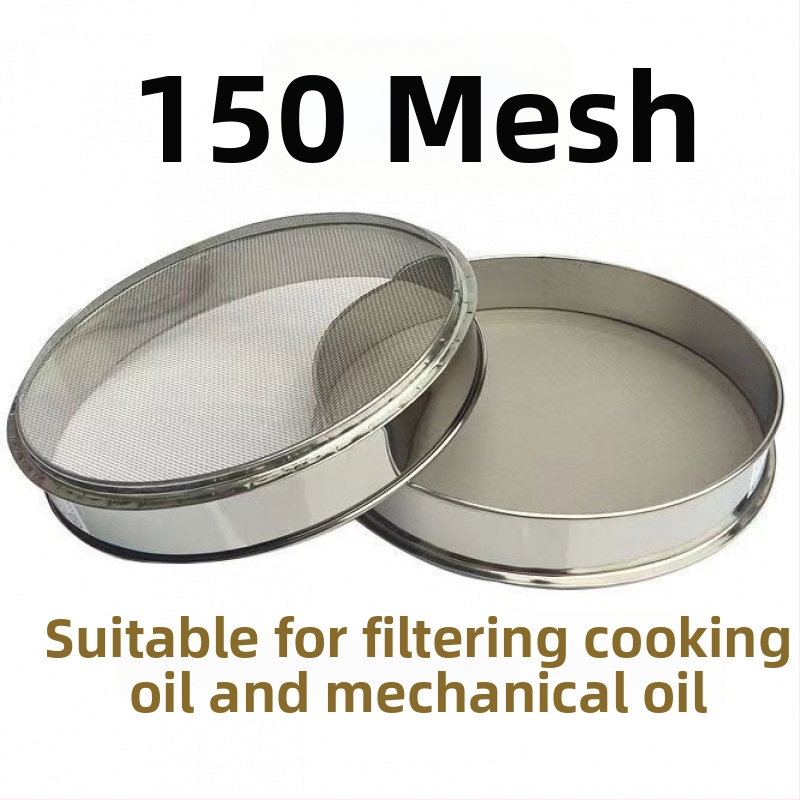 Nerezové oceľové sitko na múku, ryžu a sezam – ultra jemné sitko na pečenie, na domáce použitie