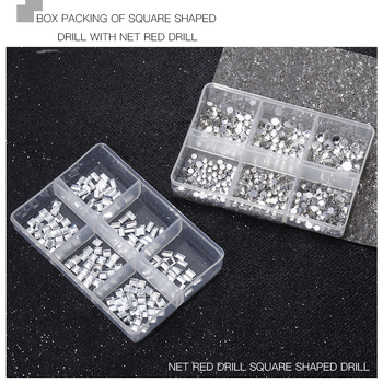 Poshman kristali za nokte, Princess Series, Flat Bottom Drill, Bow & Butterfly uzorak, sladak stil