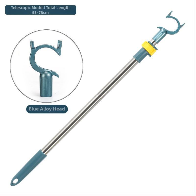 Vidlička na sušenie bielizne z nerezovej ocele a plastu - na balkón, štýl ľahká luxus, Guanya Chengli