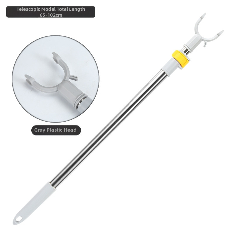 Vidlička na sušenie bielizne z nerezovej ocele a plastu - na balkón, štýl ľahká luxus, Guanya Chengli