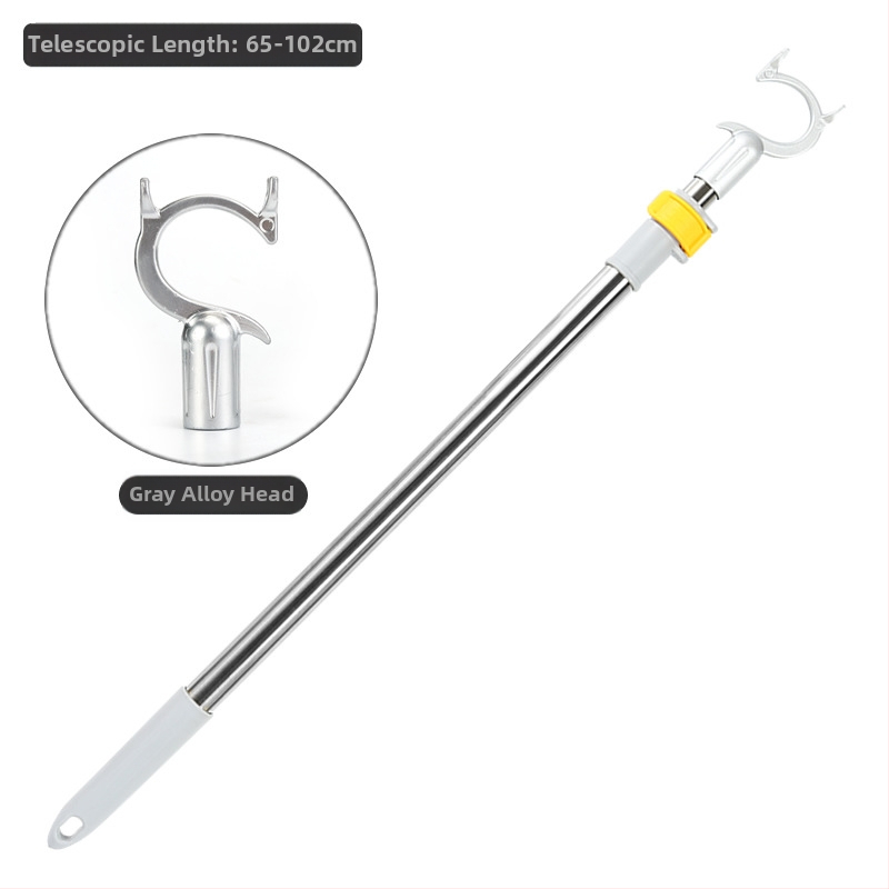 Vidlička na sušenie bielizne z nerezovej ocele a plastu - na balkón, štýl ľahká luxus, Guanya Chengli