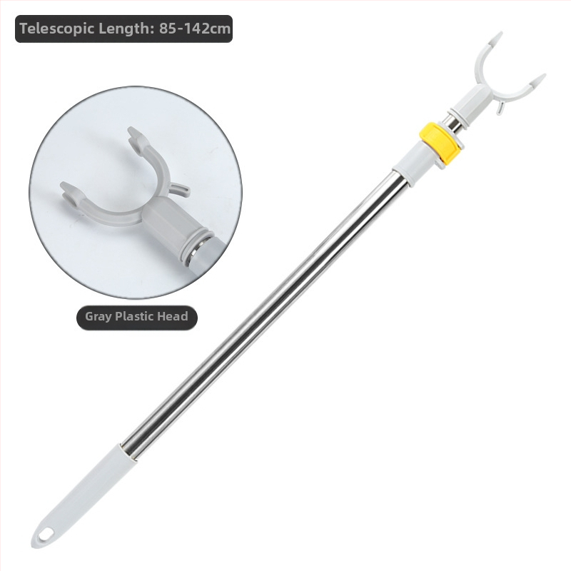 Vidlička na sušenie bielizne z nerezovej ocele a plastu - na balkón, štýl ľahká luxus, Guanya Chengli