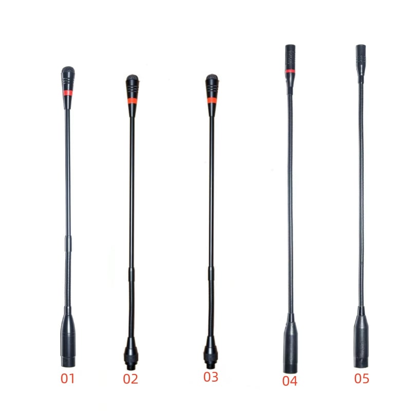 Μικρόφωνο διασκέψεων με εύκαμπτο βραχίονα и τριπινικό τετρααγωγικό αεροπορικό βύσμα, ενσύρματο, 20Hz-20kHz, SNR ≥70dB