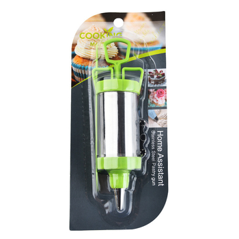 Пистолет за украса, неръждаема стомана, One Mind, за декориране на крем върху сладки, стил модерен минимализъм