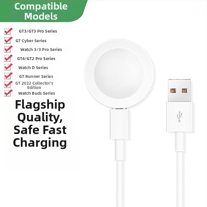 Magnetická nabíjacia stanica pre Huawei Hodinky – Type-C rozhranie, Kompatibilné s GT4/GT5/GT3/GT2 Pro, Model 02