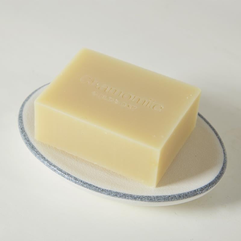 Set de baie din ceramică cu glazură japoneză fulg de zăpadă — trei piese, cu cupe pentru apă de gură și pentru periuța de dinți pentru cupluri