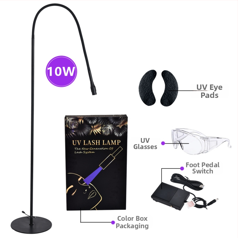 UV lampa za zgrušavanje trepavica, profesionalna, UV LED rasvjeta (Model FL009, Snaga 10W, Marka JLONLI)