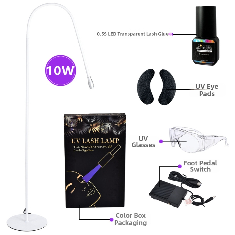 UV lampa za zgrušavanje trepavica, profesionalna, UV LED rasvjeta (Model FL009, Snaga 10W, Marka JLONLI)