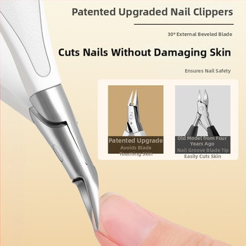 Klip za nokte na stopalu s dizajnom protiv prskanja, orlov kljun i šiljati vrh, za kućnu upotrebu