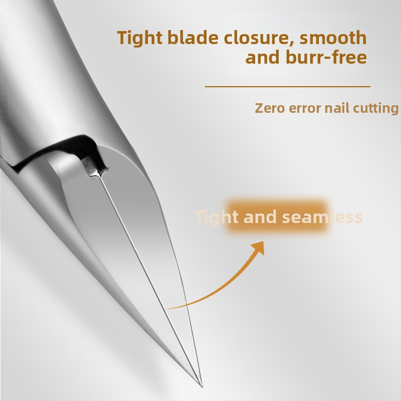 Klip za nokte na stopalu s dizajnom protiv prskanja, orlov kljun i šiljati vrh, za kućnu upotrebu