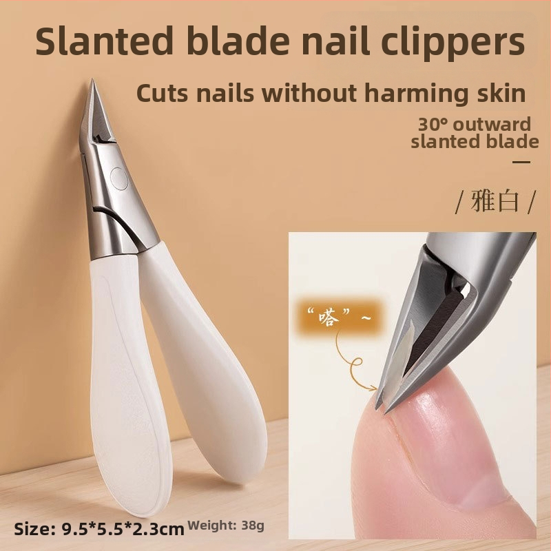 Klip za nokte na stopalu s dizajnom protiv prskanja, orlov kljun i šiljati vrh, za kućnu upotrebu