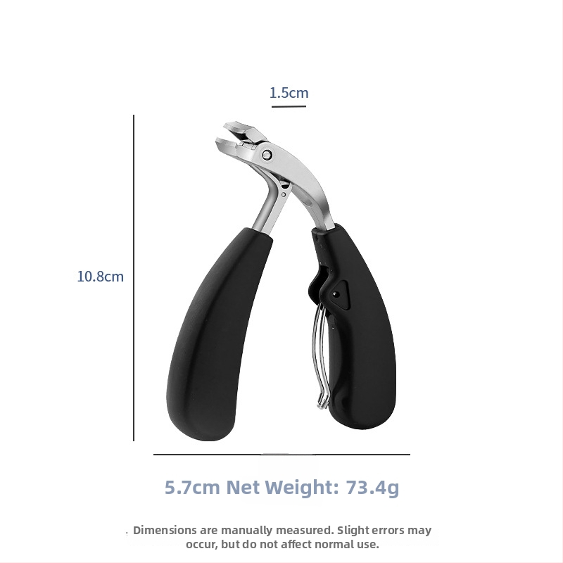 Klip za nokte na stopalu s dizajnom protiv prskanja, orlov kljun i šiljati vrh, za kućnu upotrebu